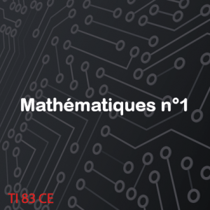 QCM Mathématiques n°1 TI